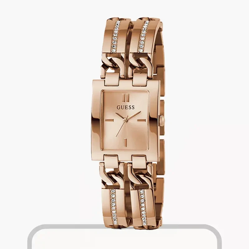 Guess Mod Rose Gold-tone Dial Trendy Ladies Watch- GW0668L3